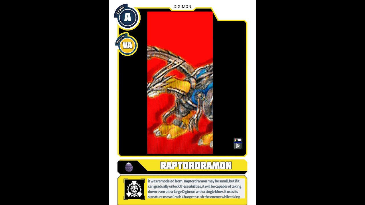 RAPTORDRAMON DIGIVOLVE DARI DORUMON | DIGIMON VITAL BRACELET 