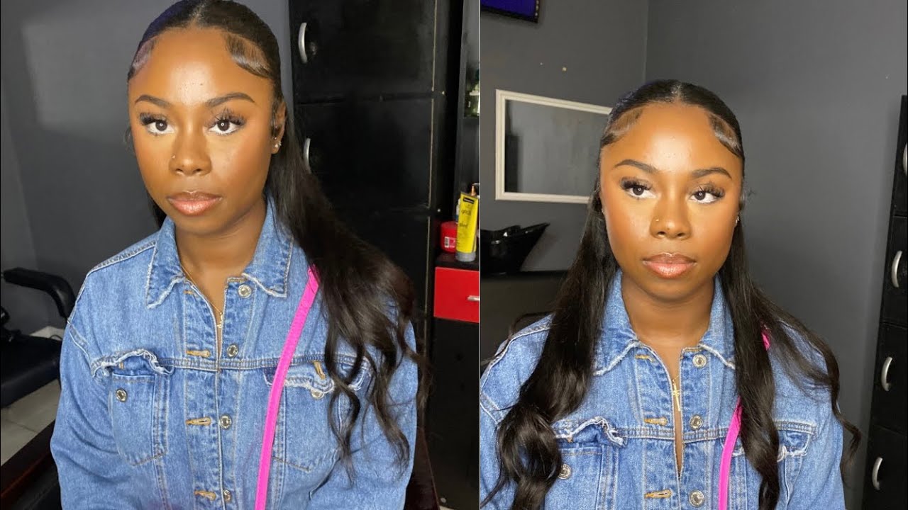 Watch me work: Half up half down sew-in