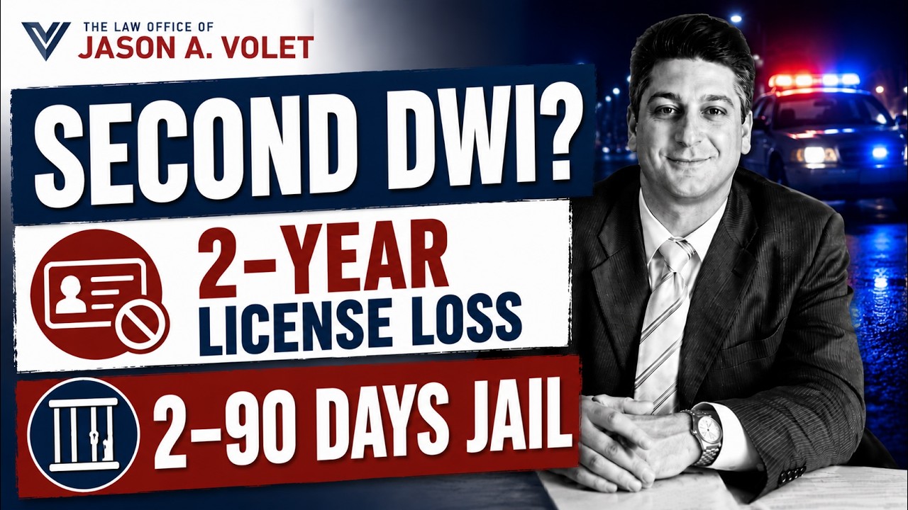 2nd DWI in NJ? The Mandatory Jail Time & Penalties You'll Face - The Law Office of Jason A. Volet