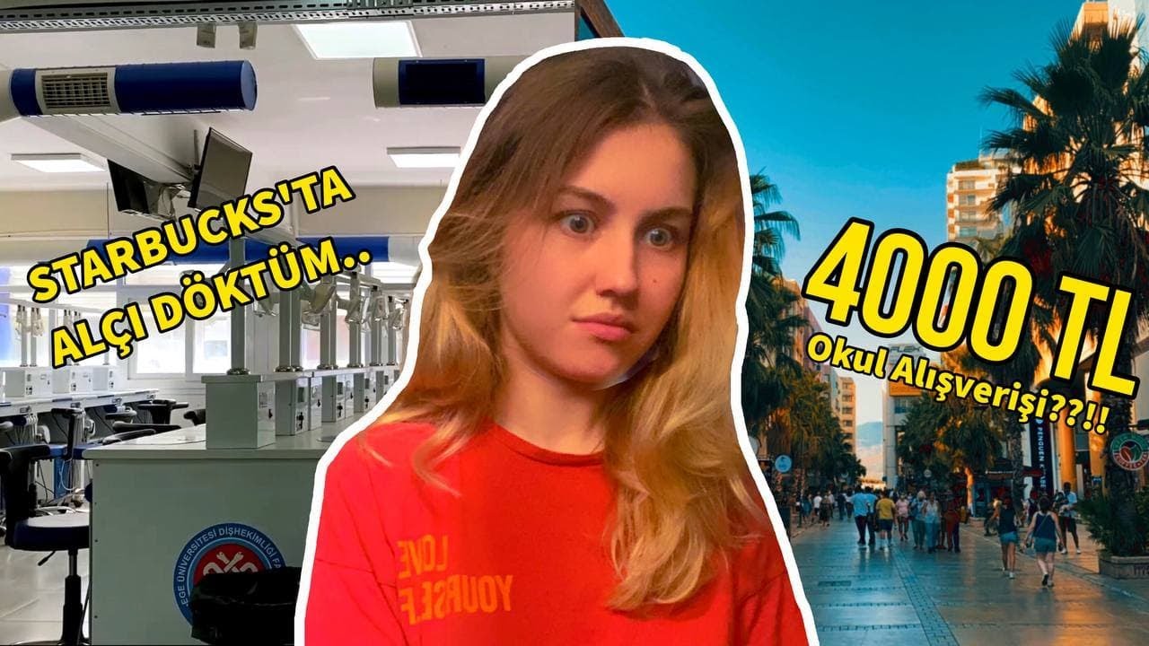 DİŞ HEKİMLİĞİ FAKÜLTESİNDE İLK HAFTAM 👀🦷 (KAOTİK) | #okuladönüş #vlog2
