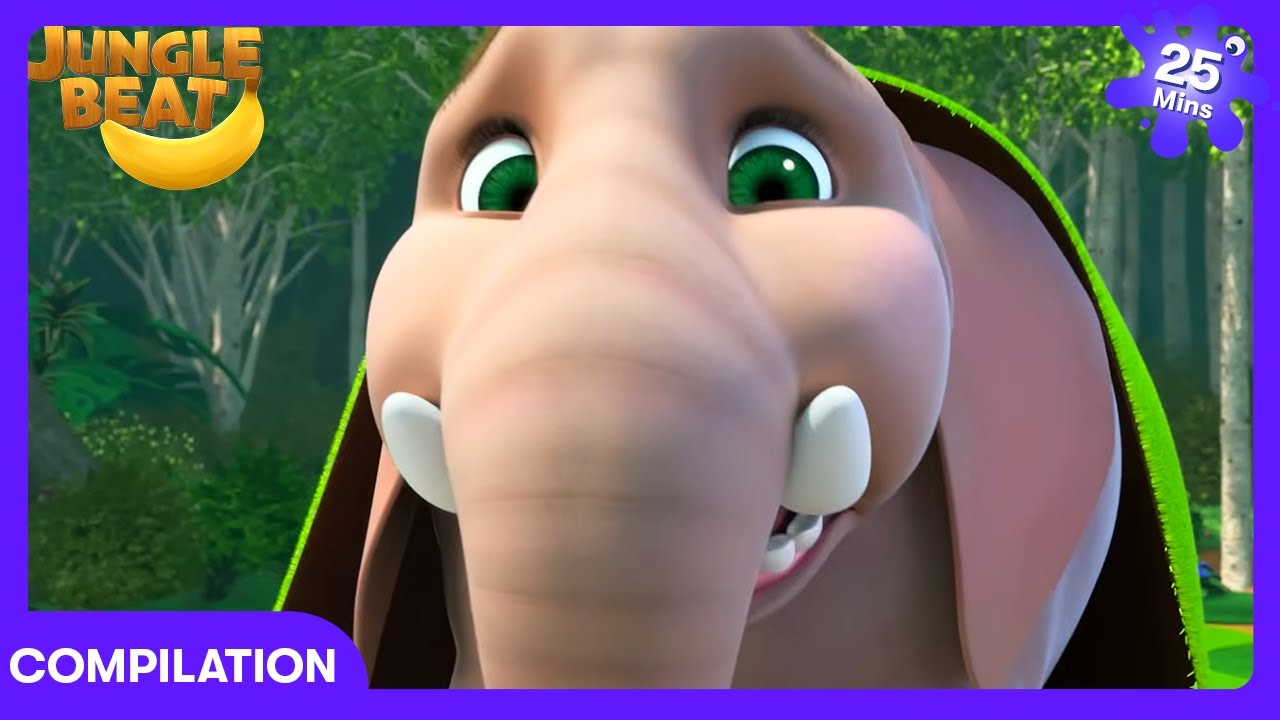 Jungle Beat - مغامرة العشب المسروق! | كرتون أطفال | WildBrain مدينة الشمس
