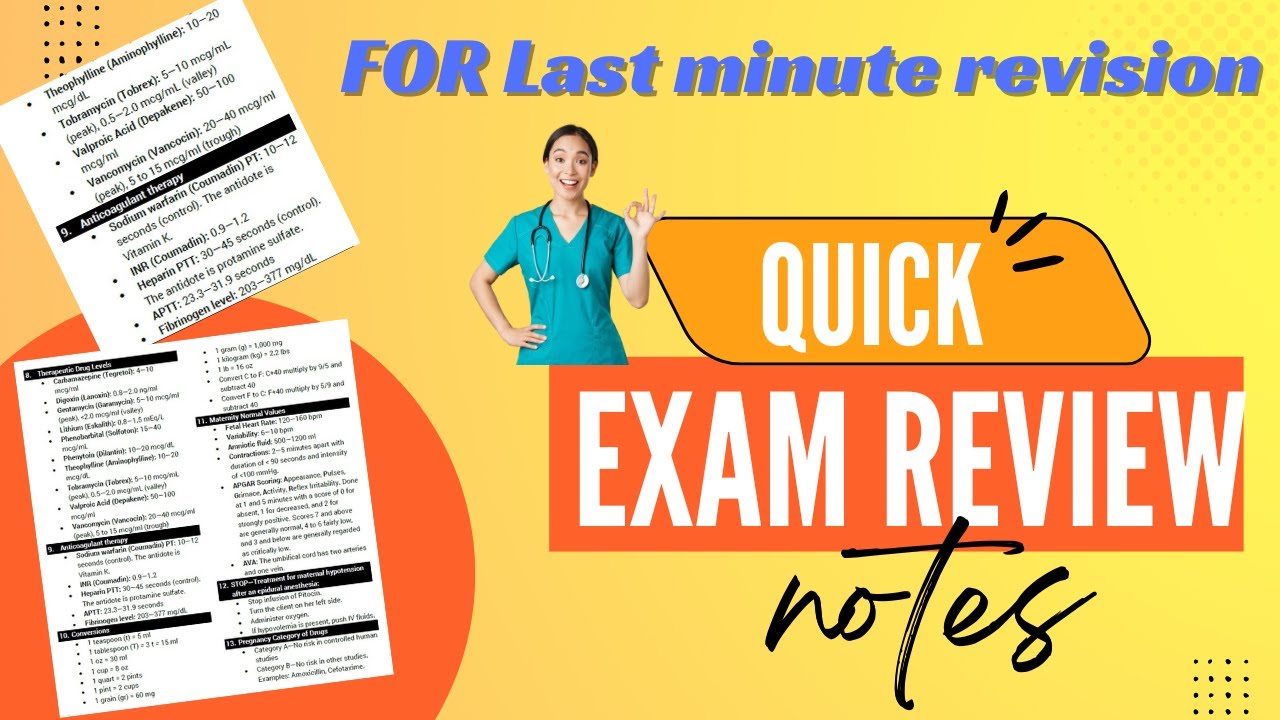 NORCET AIIMS REVISION| QUICK LAST MINUTE PREPARATION | STAFF NURSE EXAM REVISION  Most imp points