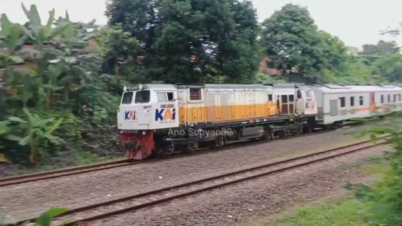 HUNTING KERETA HARINA PARAHYANGAN MALABAR & KERETA PARAHYANGAN FAKULTATIF NGEBUT DI PURWAKARTA