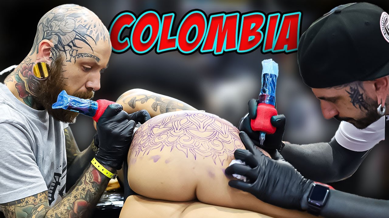 Medellin, Colombia Tattoo Expo: Beautiful Hip Mandala!