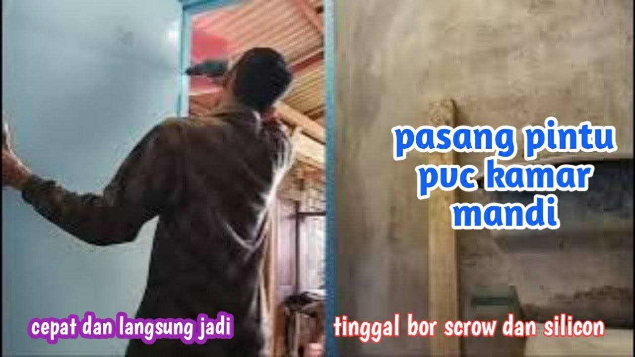 pasang pintu pvc kamar mandi