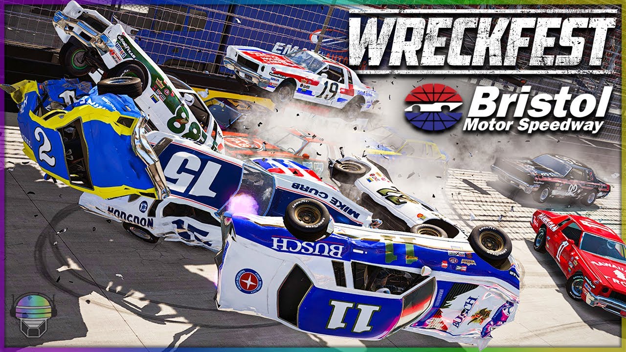 Taking 70's NASCAR Stock Cars Back to BRISTOL! | Wreckfest
