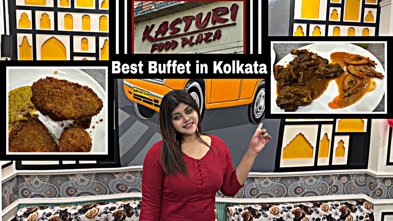 Best Bengali Buffet in Kolkata with Mutton, Fish Fry , Prawn 😍 | Kasturi Restaurant Kolkata