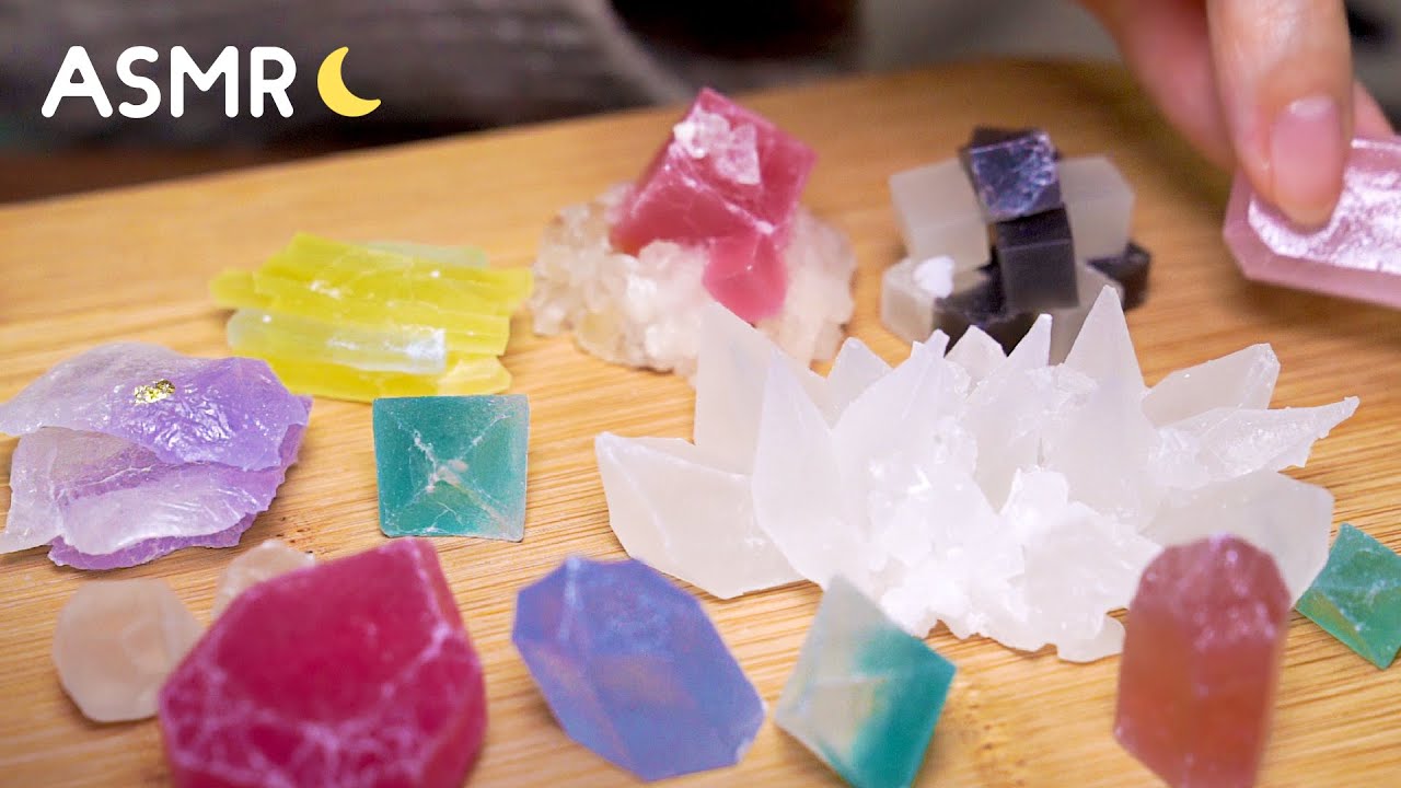 [ASMR] 鉱物を食べる音💎琥珀糖 / こうぶつヲカシの咀嚼音 / Eating Sounds