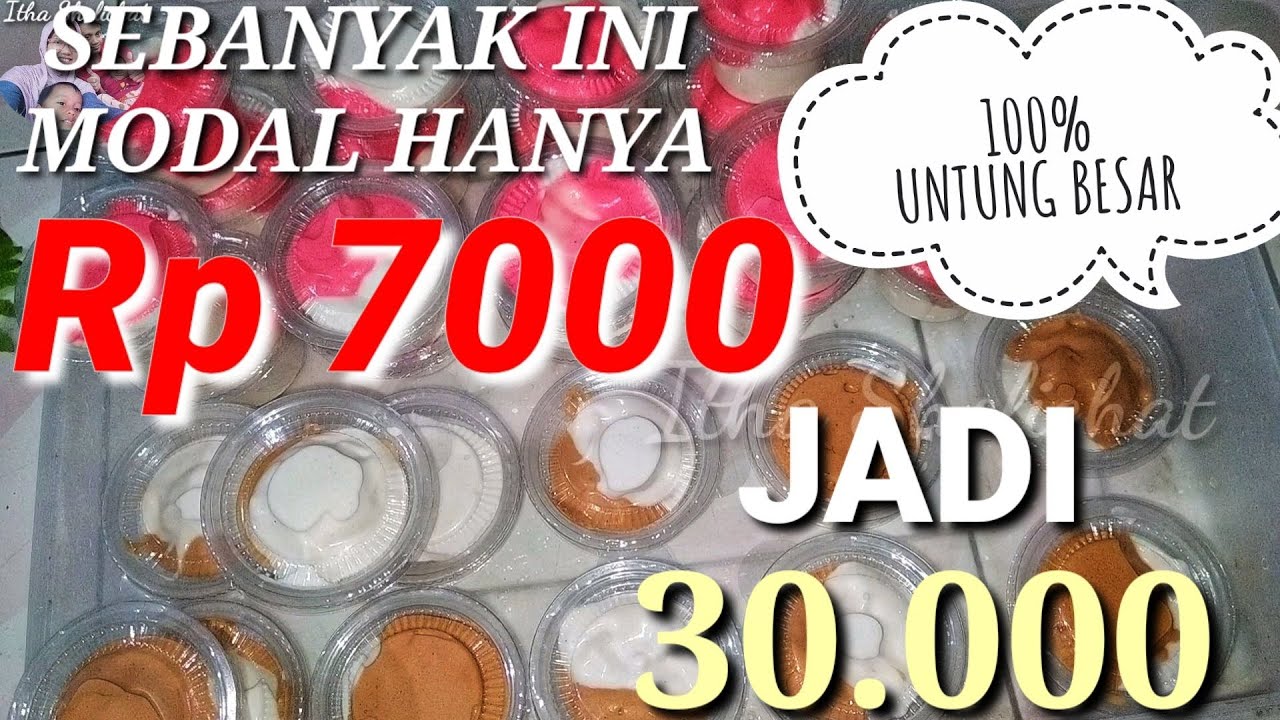IDE BISNIS!!MEMBUAT ES KRIM TANPA MIXER/MODAL 7000 JADI 30.000