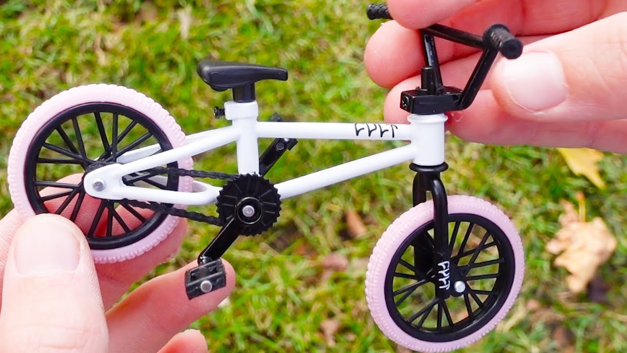 BMX Finger | Распаковка Tech Deck BMX Cult White | Flick Trix | Nike Finger Shoes | BMX розовые шины