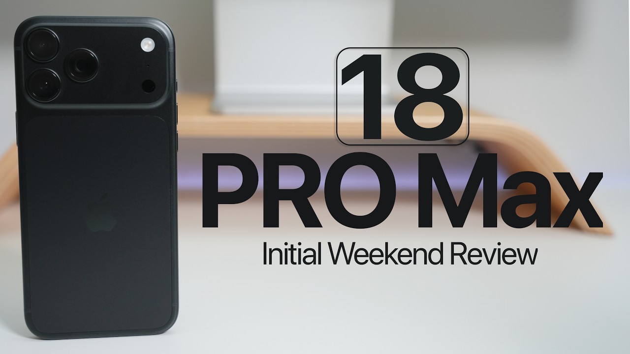 iPhone 18 Pro Max - Initial Review - Is It Enough?