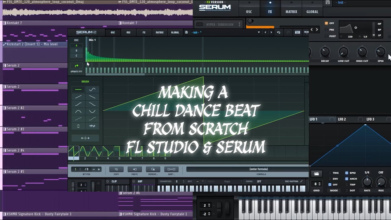 MAKING A SAD MODERN DANCE BEAT LIKE GLAIVE X SNOW STRIPPERS FROM SCRATCH (FL STUDIO & SERUM)