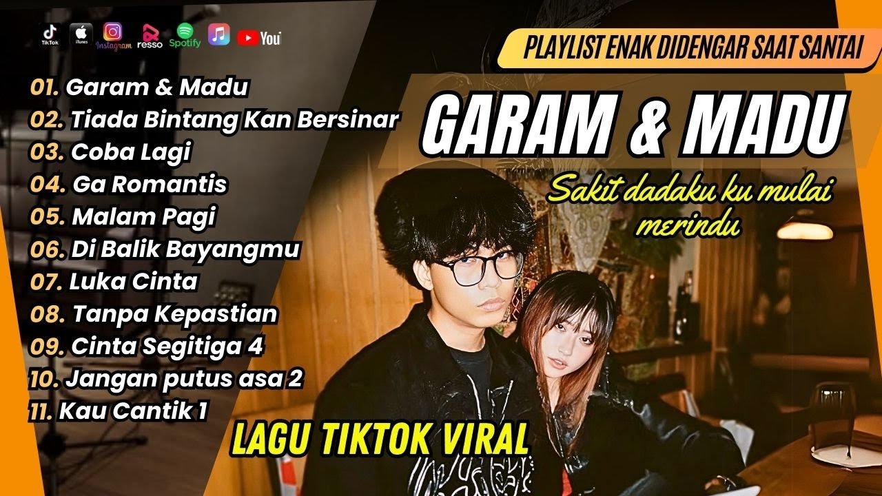 GARAM & MADU - Tenxi, Naykilla & Jemsii | MALAM PAGI | GA ROMANTIS | LAGU POP TIKTOK TERPOPULER 2024