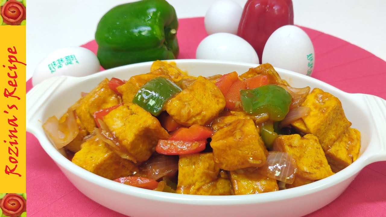 Egg Chilli | होटल जैसा अंडा चिली | How to make Steam Egg  | Rozina's Recipe