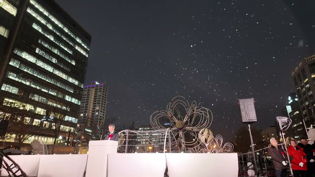 さっぽろホワイトイルミネーション オープニングセレモニー点灯式