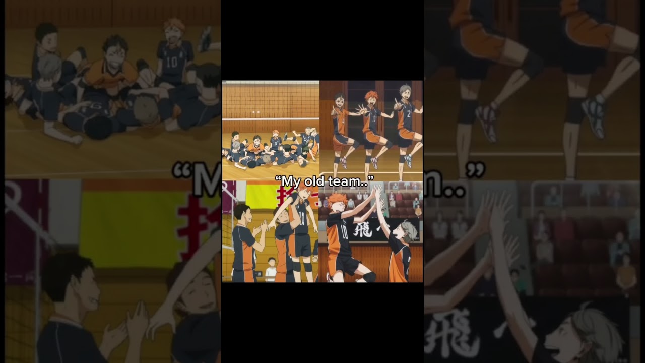 #haikyuu #hinatashoyo #msby &ldquo;My old team..&rdquo;