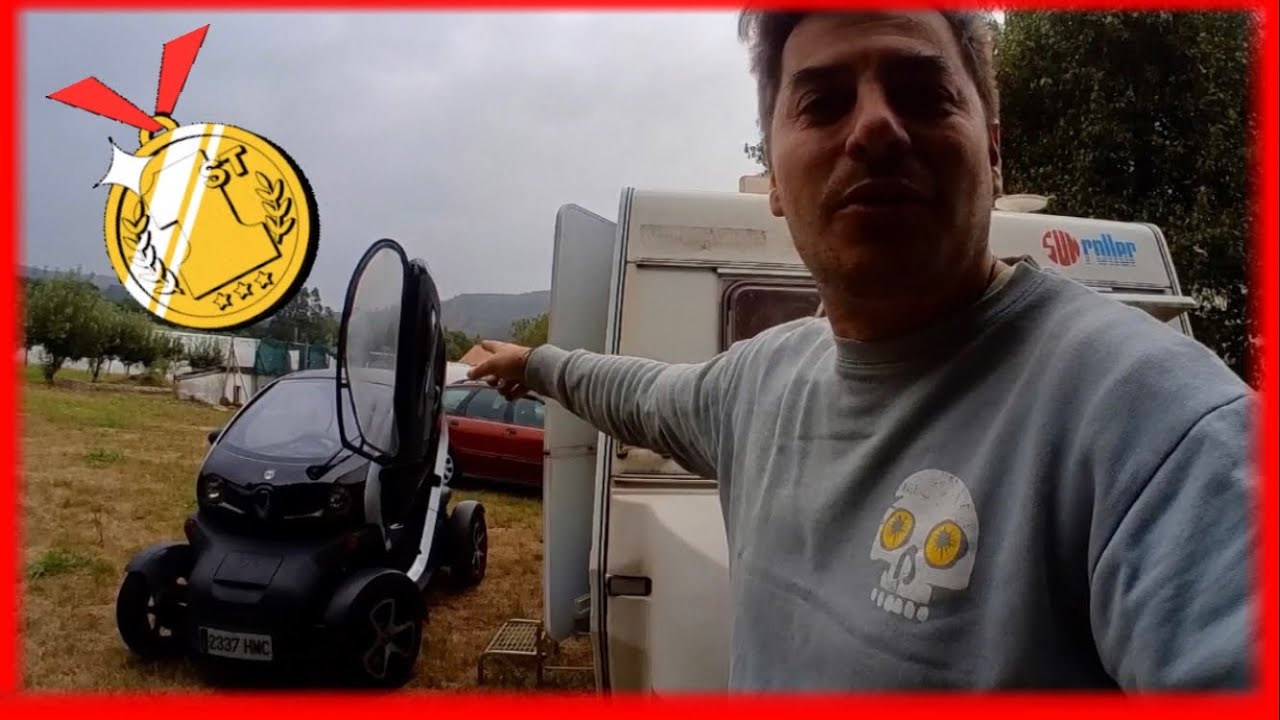 😜RENAULT TWIZY, Caravana ROLLER ALOHA 410DD y POWER HOUSE LQNMPCAP2