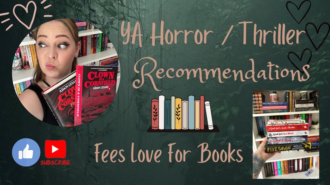 My YA Horror/Thriller Book Recommendations 📚♥️🔪🩸👻