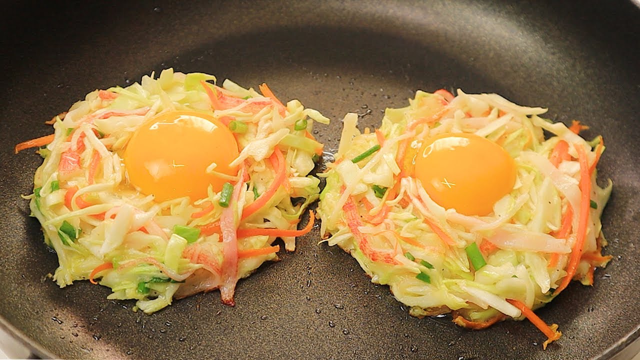 양배추와 계란을 이렇게 드세요! 영양가득 맛있는 양배추 요리 2가지👍💯