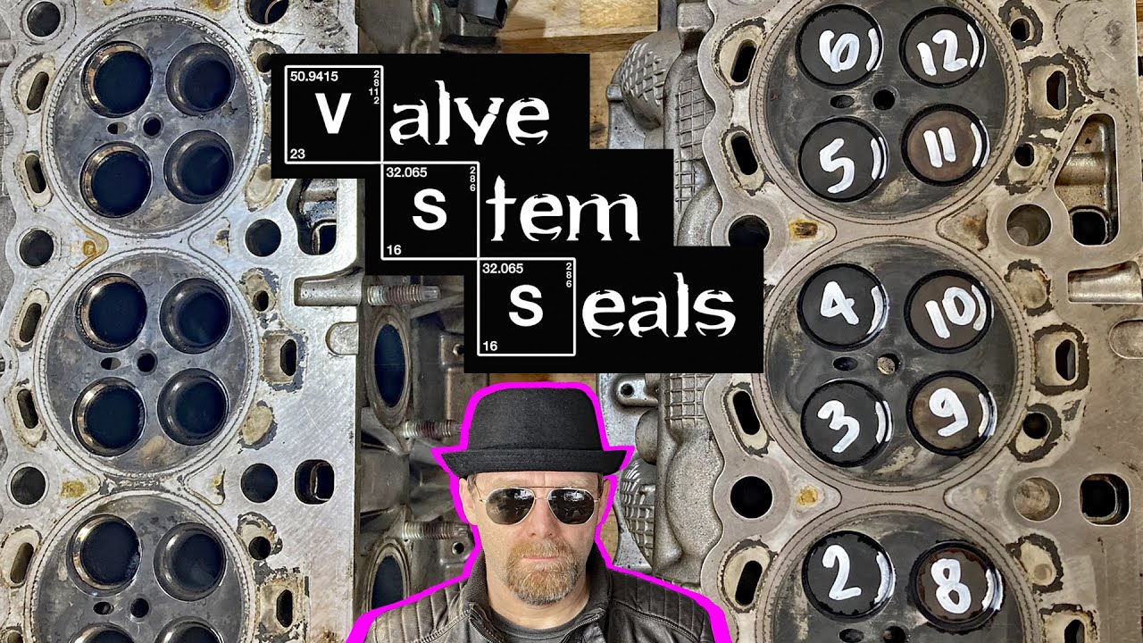 Replace Valve Stem Seals - Cylinder Head Overhaul - 2.7L Diesel / S4-Ep38