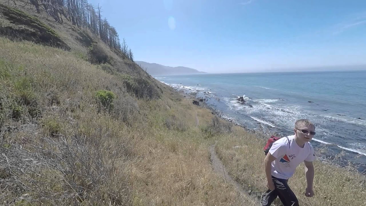 The Lost Coast hike, CA