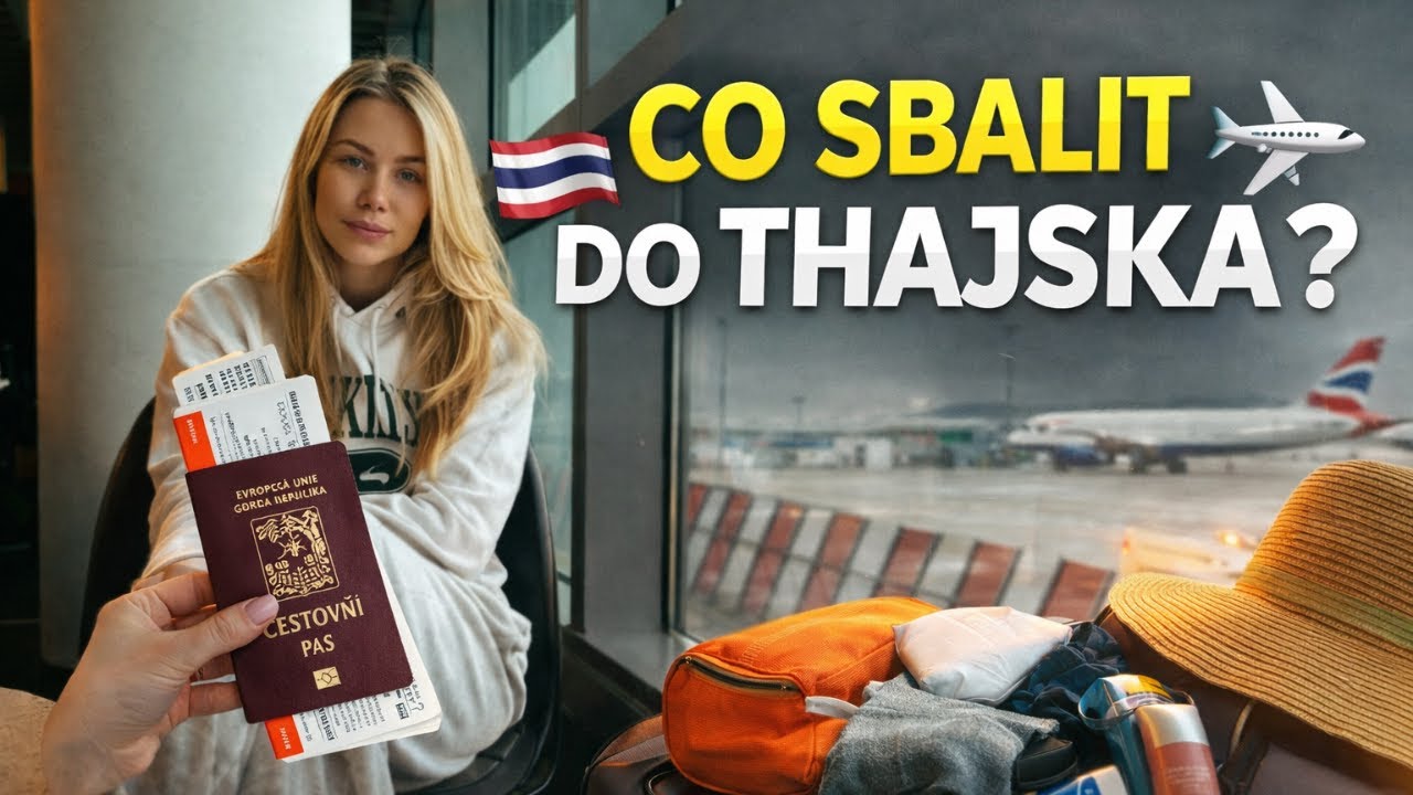 První krok do Thajska ✈️ Balení, přípravy a realita před odletem.