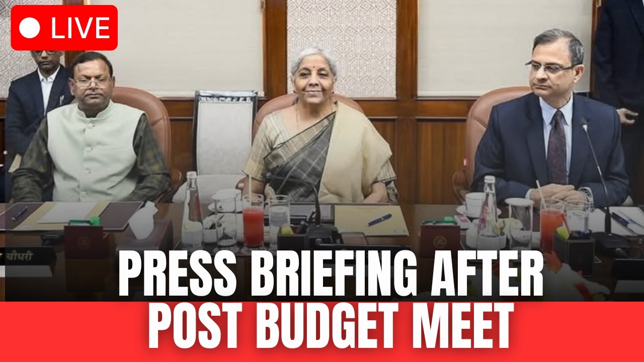 Nirmala Sitharaman Press Conference LIVE | Joint Press Conference By FM Sitharaman & RBI Governor