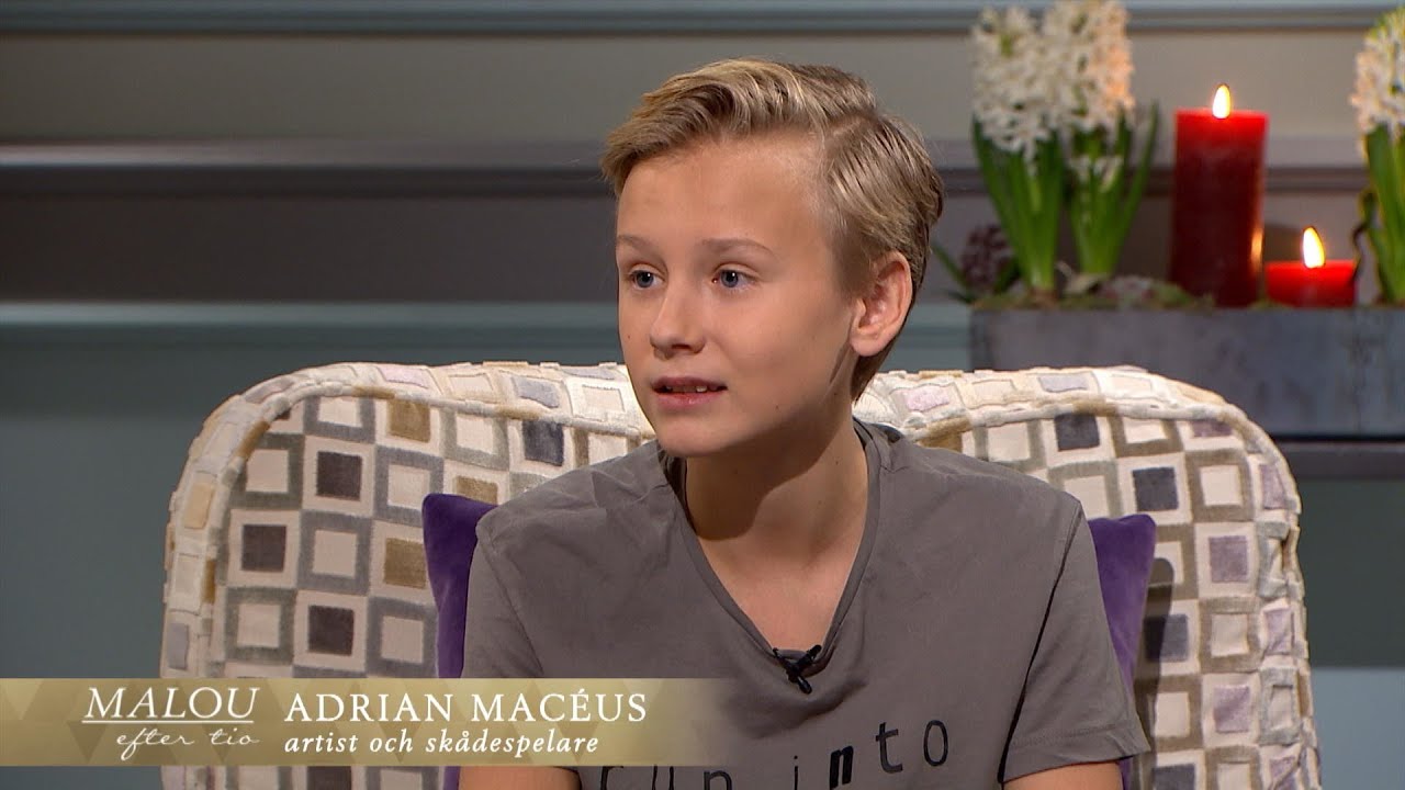 Stjärnskottet Adrian Macéus släpper debutsingel: "Dream come true" - Malou Efter tio (TV4)