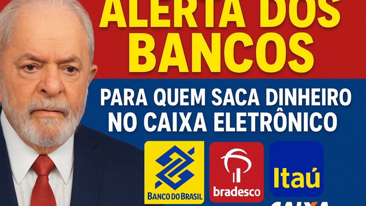 ALERTA DOS BANCOS COMUNICADO GERAL PARA QUEM SACA DINHEIRO UTILIZANDO CAIXA ELETR&Ocirc;NICO