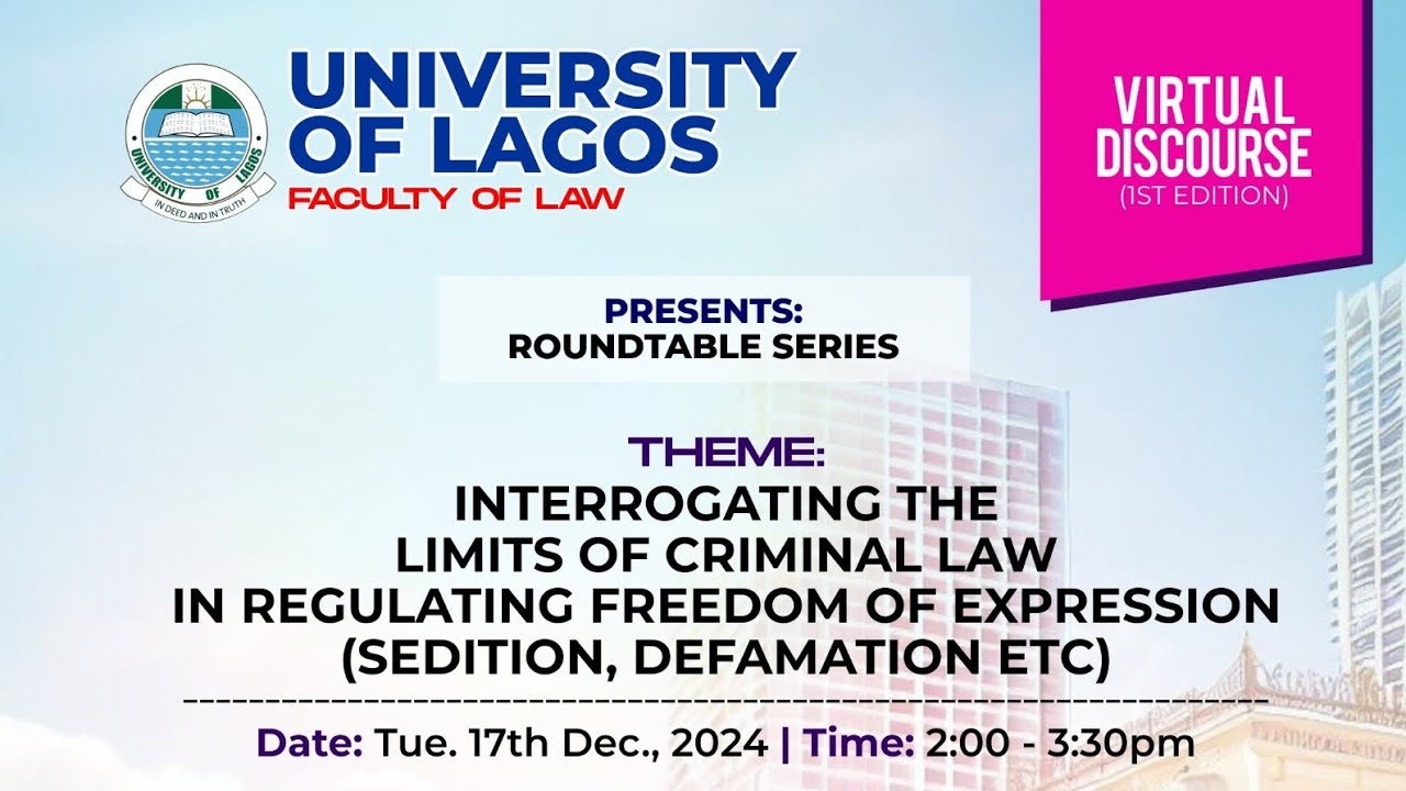 Faculty Seminar Series: Interrogating the Limits of Criminal Law in Regulating Freedom of Expression