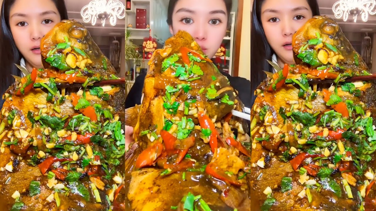 Spicy Fish Curry Mukbang Eating Challenge | 생선찜 카레 먹방 | 생선튀김/생선구이/Fish Fry | 생선조림 먹방,중국음식 먹방 리얼 사운드