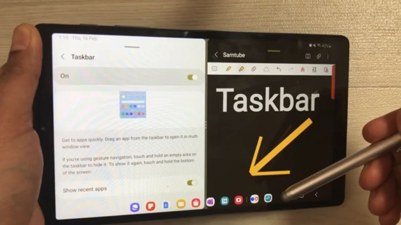 Samsung Tab A7 Lite: 5 Best Taskbar Tips and Tricks for Beginners