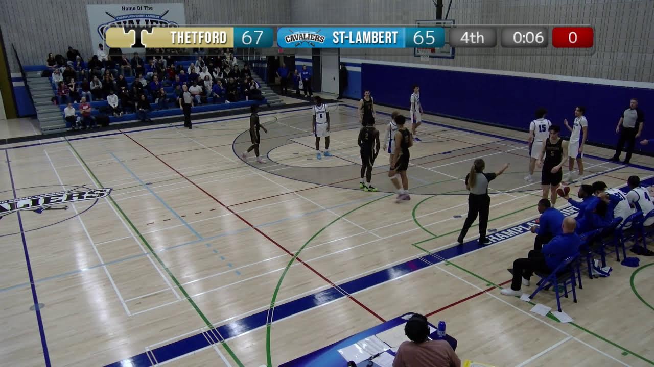 RSEQ D1 Basketball masculin 🏀 Thetford @ Ch.-St-Lambert [2026-02-27]