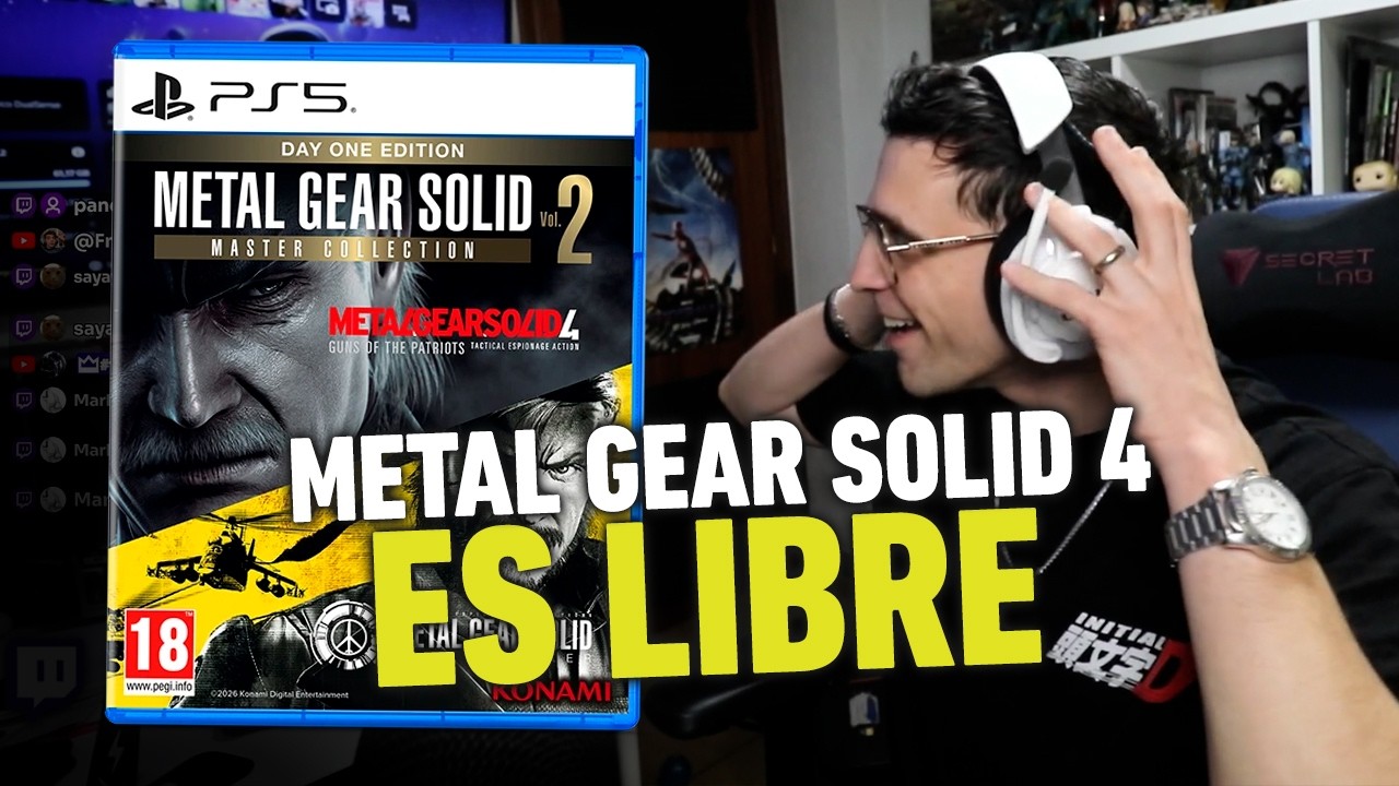 METAL GEAR SOLID 4 ES LIBRE POR FIN