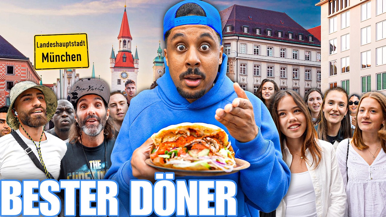 Bester DÖNER KEBAP in MÜNCHEN?! Ich frage 100 Menschen 🇩🇪