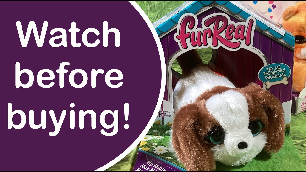 FurReal Just Play My Minis Interactive Plush Puppy Unboxing Demonstration & Review New Toys 2024
