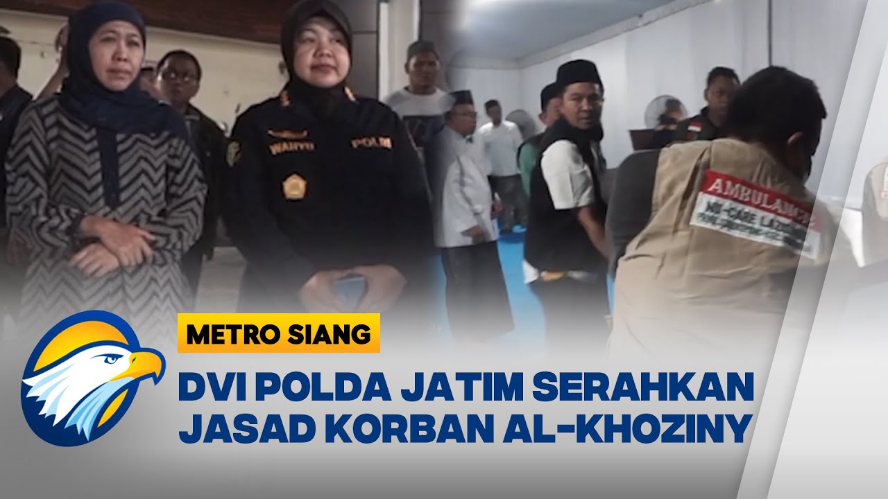 Tiga Jenazah Musala Ponpes Al-Khoziny Diserahkan ke Keluarga - [Metro Siang]