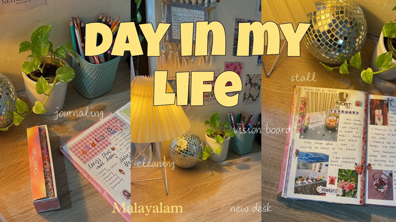 Day in my life | aesthetic | desk makeover 