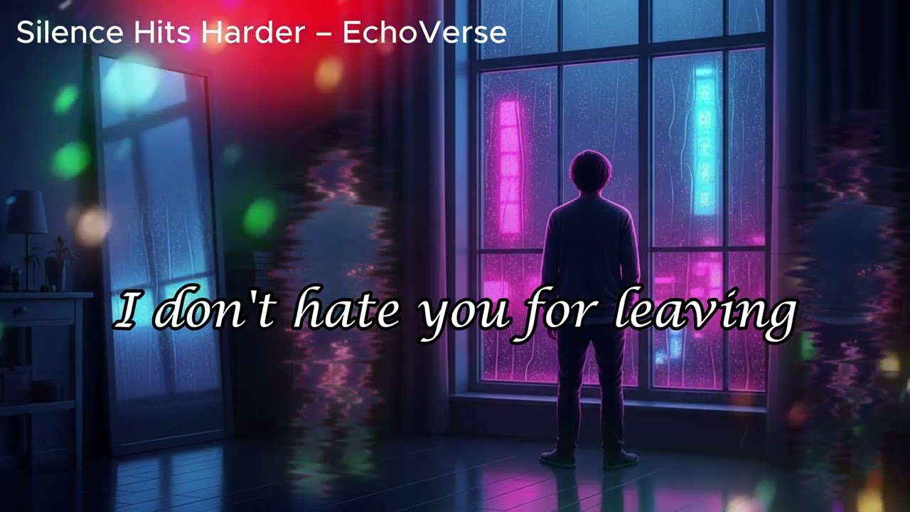 🎵 Silence Hits Harder – EchoVerse 🌌 Sad, chill, pop & night-drive vibes 🎧 Original English songs