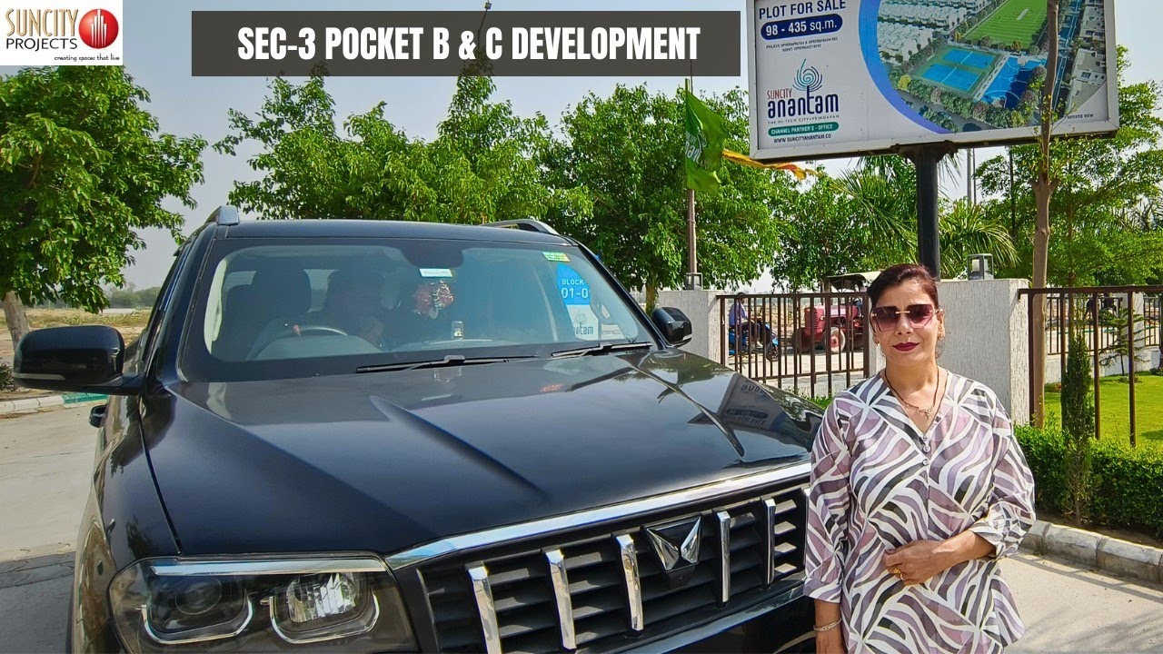 Sector 3 pocket B & C development in suncity Anantam Vrindavan । Mvda approved project