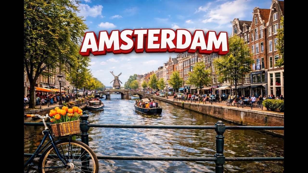 AMSTERDAM WALKING TOUR 🇳🇱 ✈️ 📍