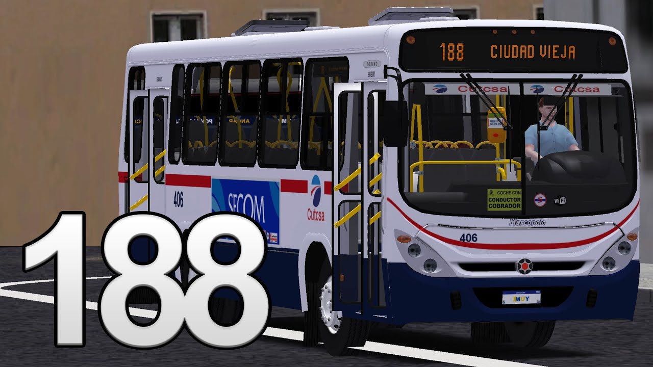 【 OMSI 2 】— Linea 188 - CUTCSA | Mapa Montevideo Ficticio v2.5