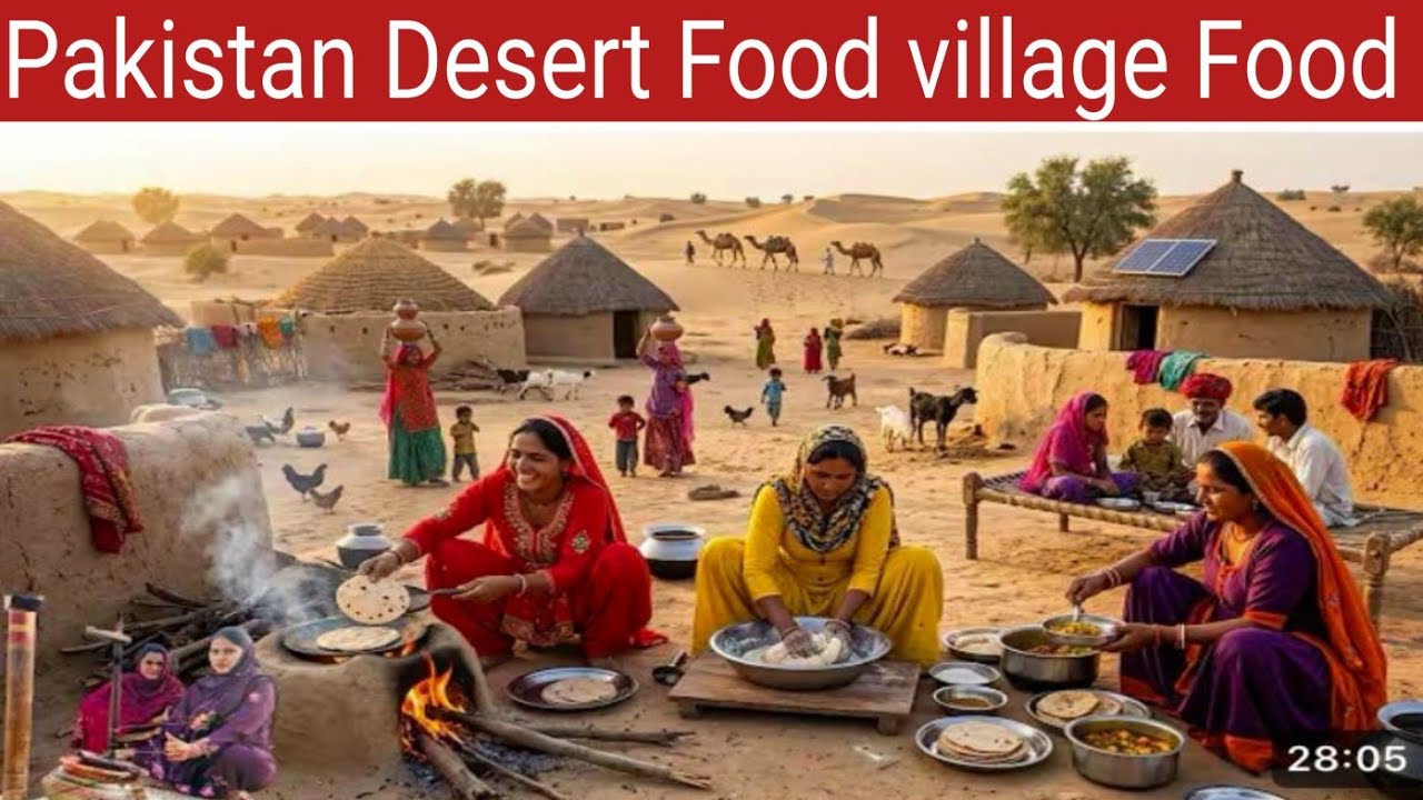 Desert life | Desert food | Desert Morning routine | Desert boy making food | Pakistan Street food 