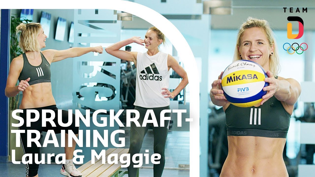 Richtig SPRUNGKRAFT trainieren - mit Laura Ludwig und Maggie Kozuch | Trainingshelden