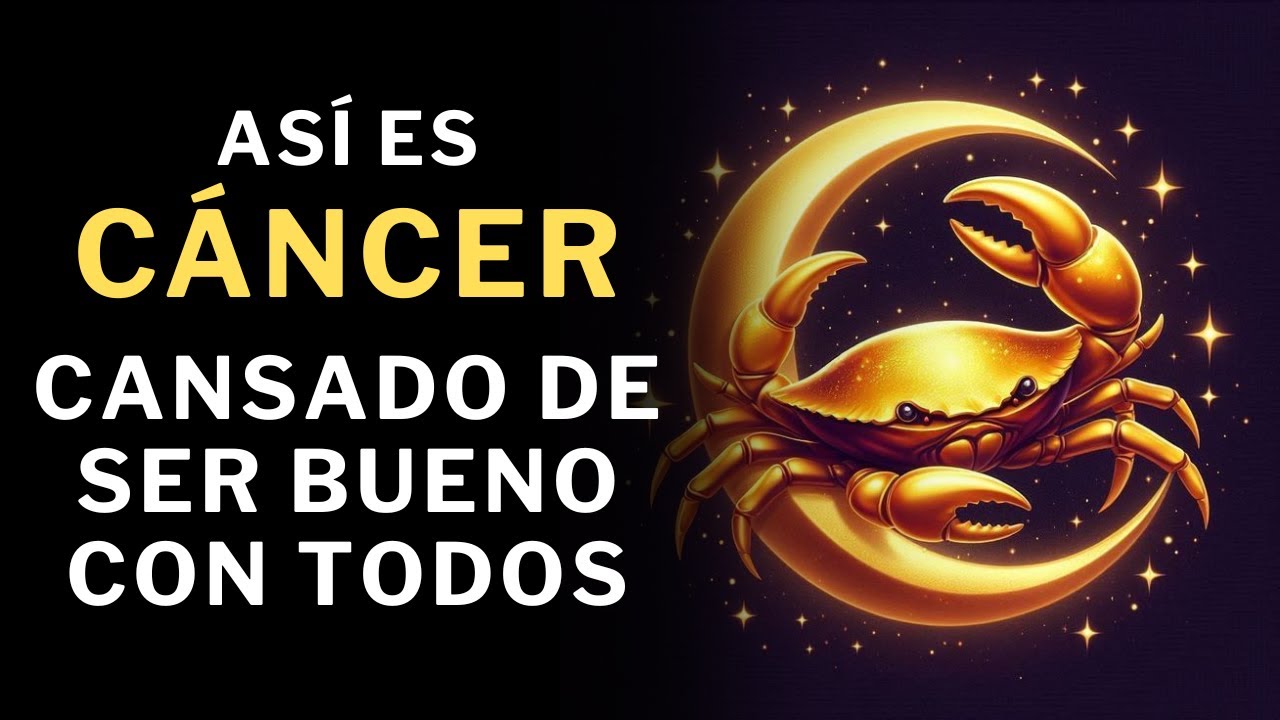 Cáncer se hartó de ser bueno 😡. Ahora él mismo es su prioridad ☺️👍