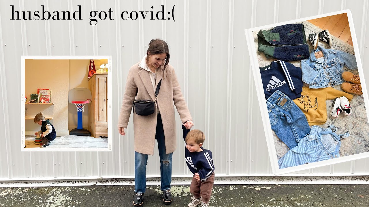 TODDLER THRIFT HAUL & COVID ISSUES | DITL with 1 year old