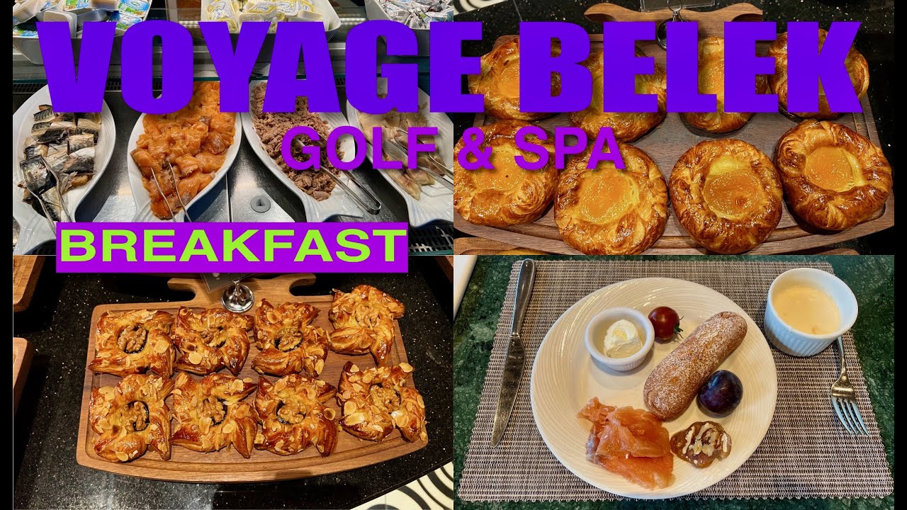 VOYAGE BELEK GOLF & SPA / BREAKFAST 🧀☕️🥨🍳🥐main restaurant / ЗАВТРАК В ГЛАВНОМ РЕСТОРАНЕ