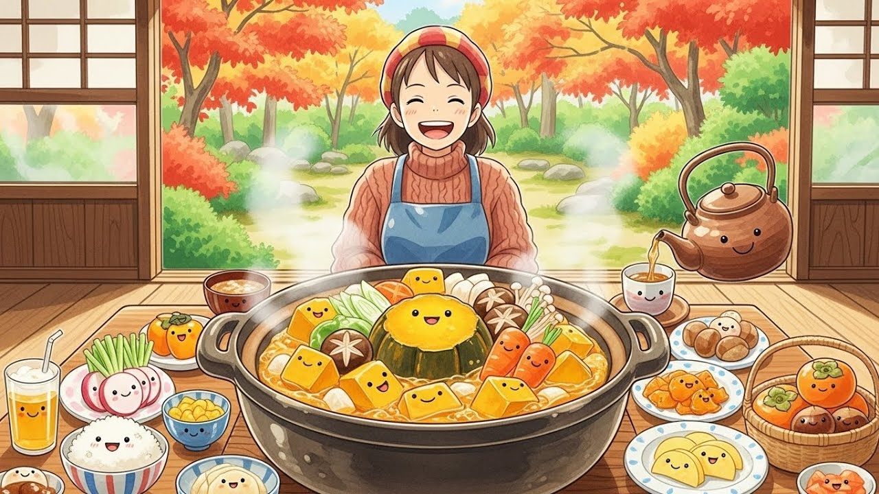 Walking Home Through the Illuminated Village ❄️ Ghibli Style Winter ASMR & Cooking