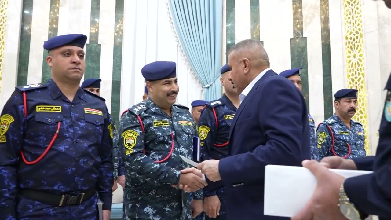 وزير الداخلية السيد عبد الأمير الشمري يشارك أبطال الشرطة الاتحادية مأدبة الإفطار 
