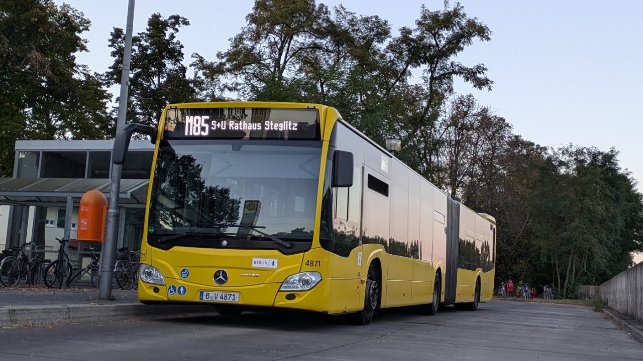 Berlin Bus|Aussetzermitfahrt #30 auf dem M85 von S Lichterfelde Süd bis S+U Rathaus Steglitz